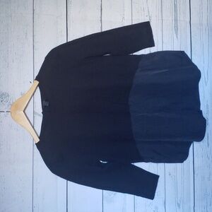 COS wool/silk Black Blouse